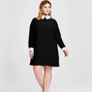 Victoria Beckham for Target Black Collared Dress
